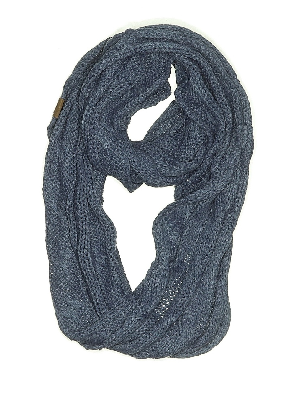 CC Exclusive Women's Chunky Knit Infinity Scarf in Slate Blue